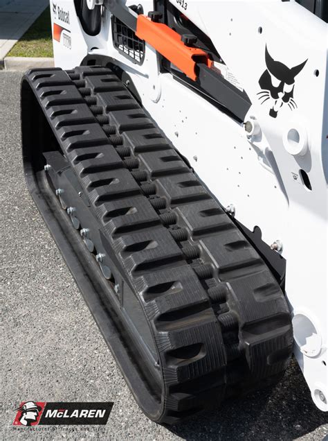 skid loader steer rubber track protector|skid steer track cleats nz.